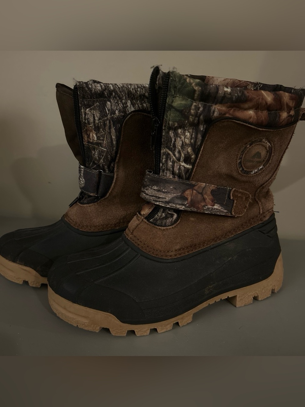 SZ 3 Ozark Trail Camo Snow Boots